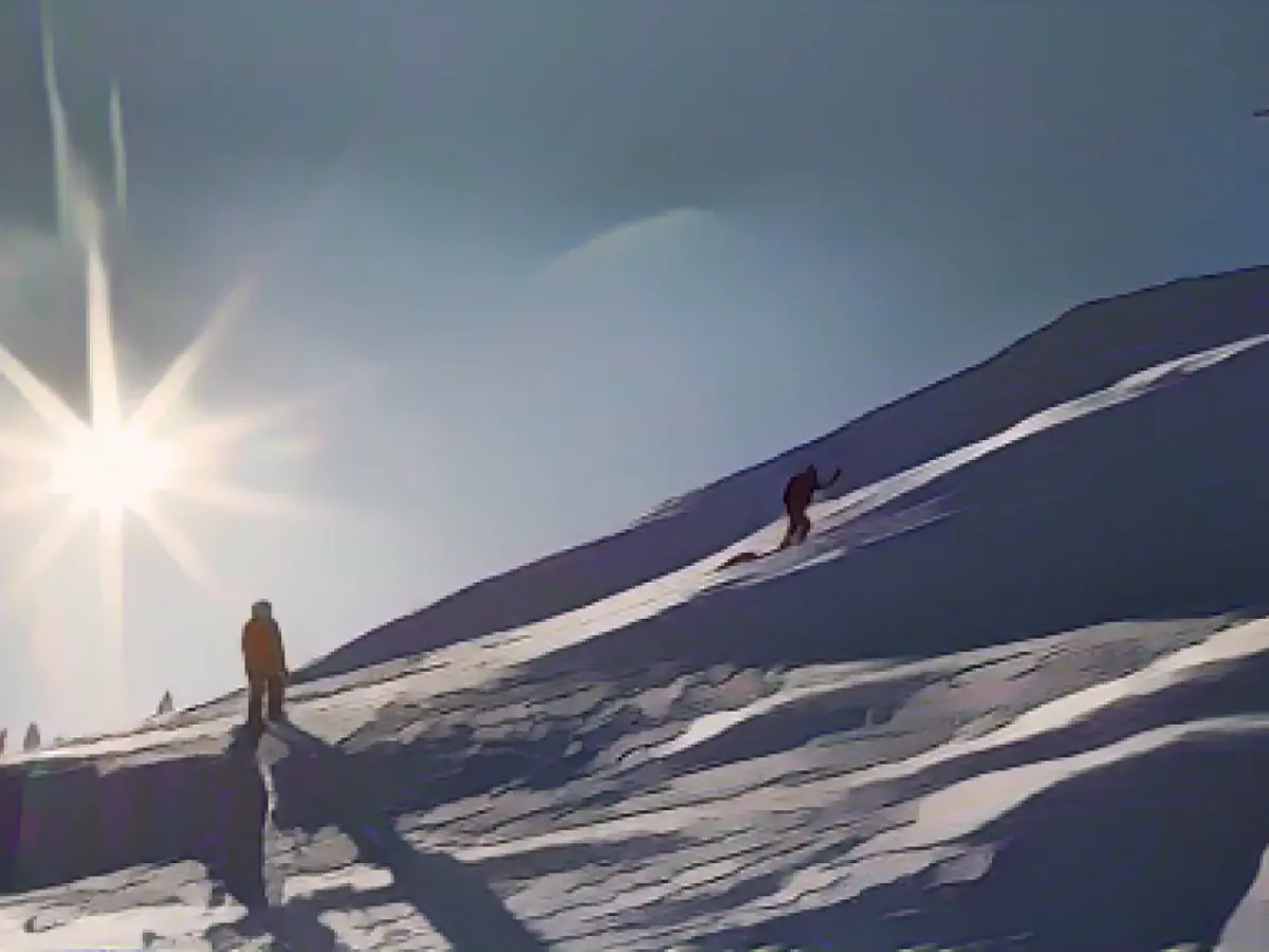 Researchers register temperature records in the Alps