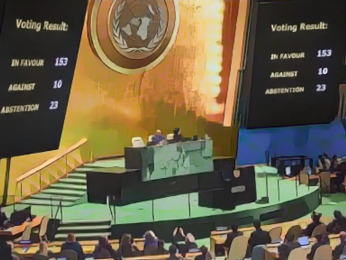 UN General Assembly calls for ceasefire by resolution