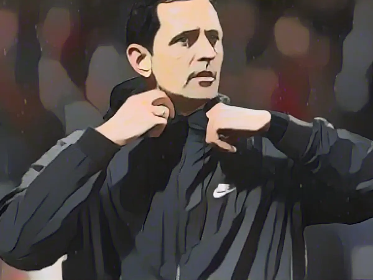 Eintracht ahead of a match in Aberdeen with no sporting significance