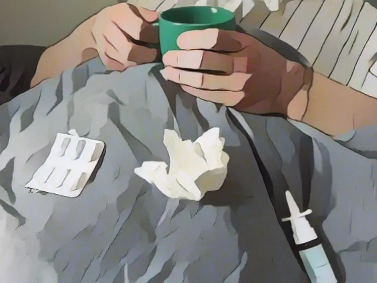 Almost eight million Germans are ill