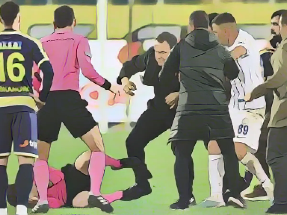 Former Turkish football club president banned for life after punching referee in face