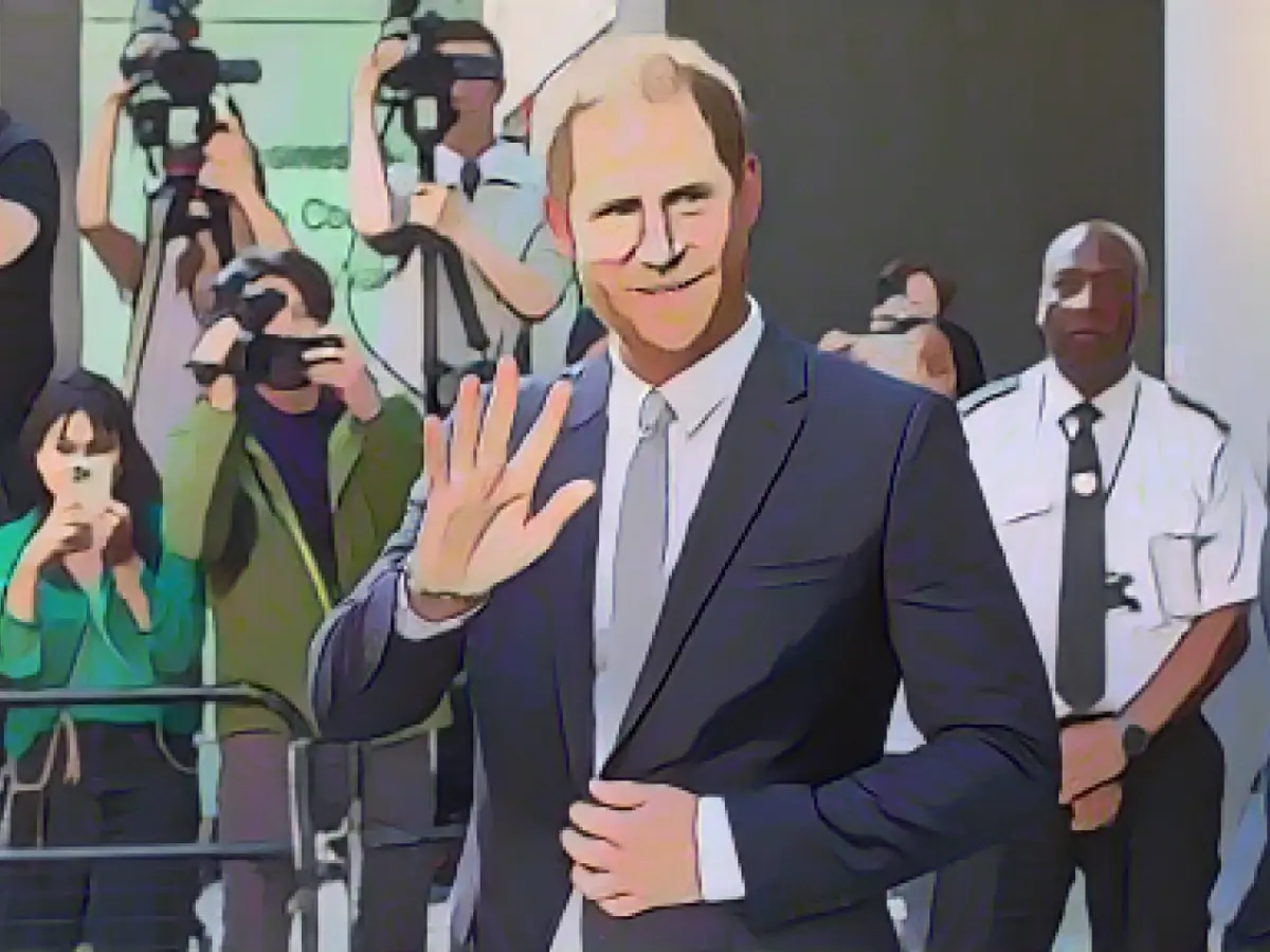 He celebrates a small triumph in court