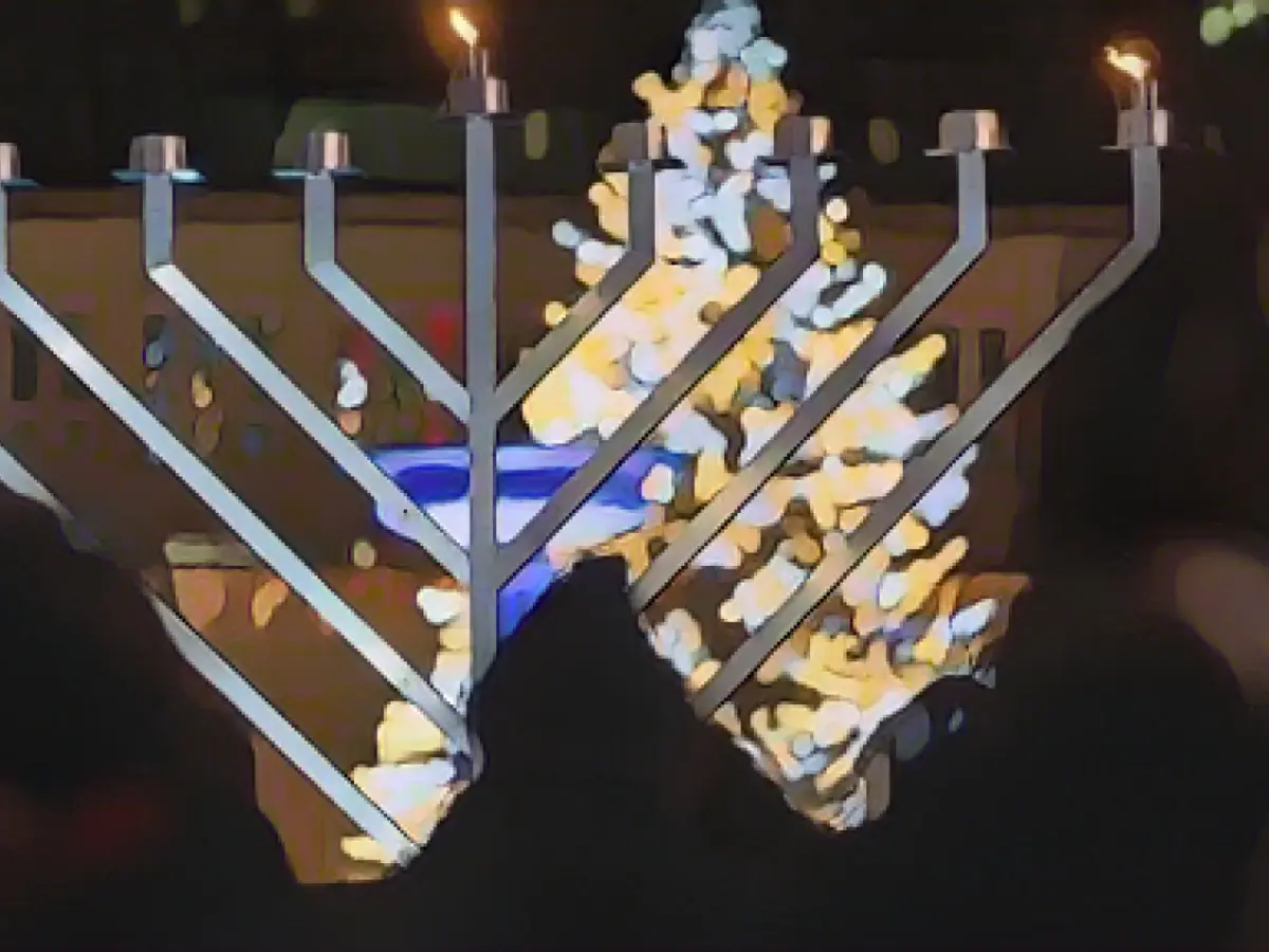 Jewish Hanukkah candlestick smeared again in Berlin