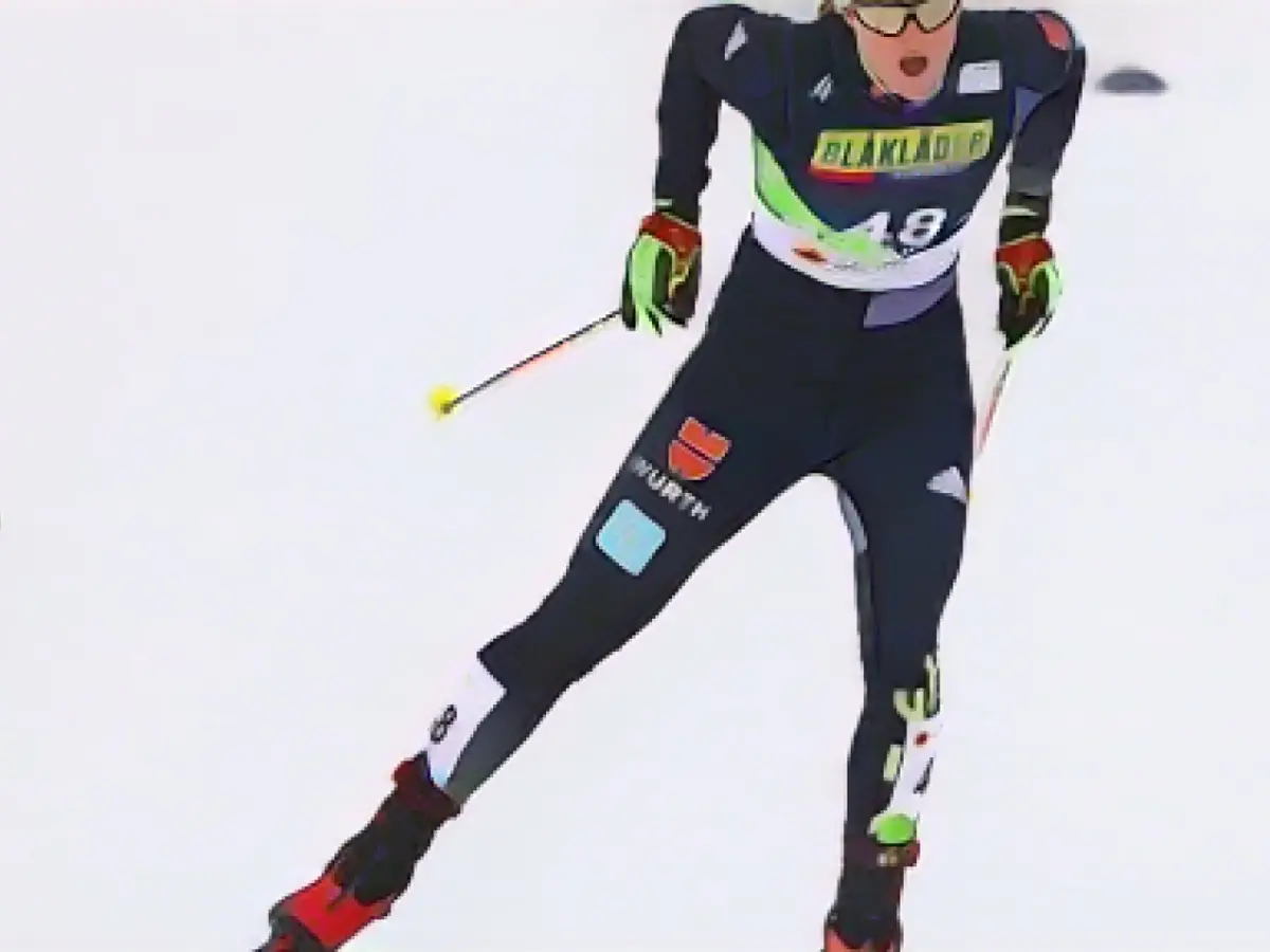 Cross-country skier Carl in sixth place in the skiathlon