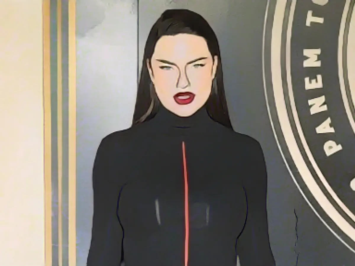 Model "shocked" by her own pictures