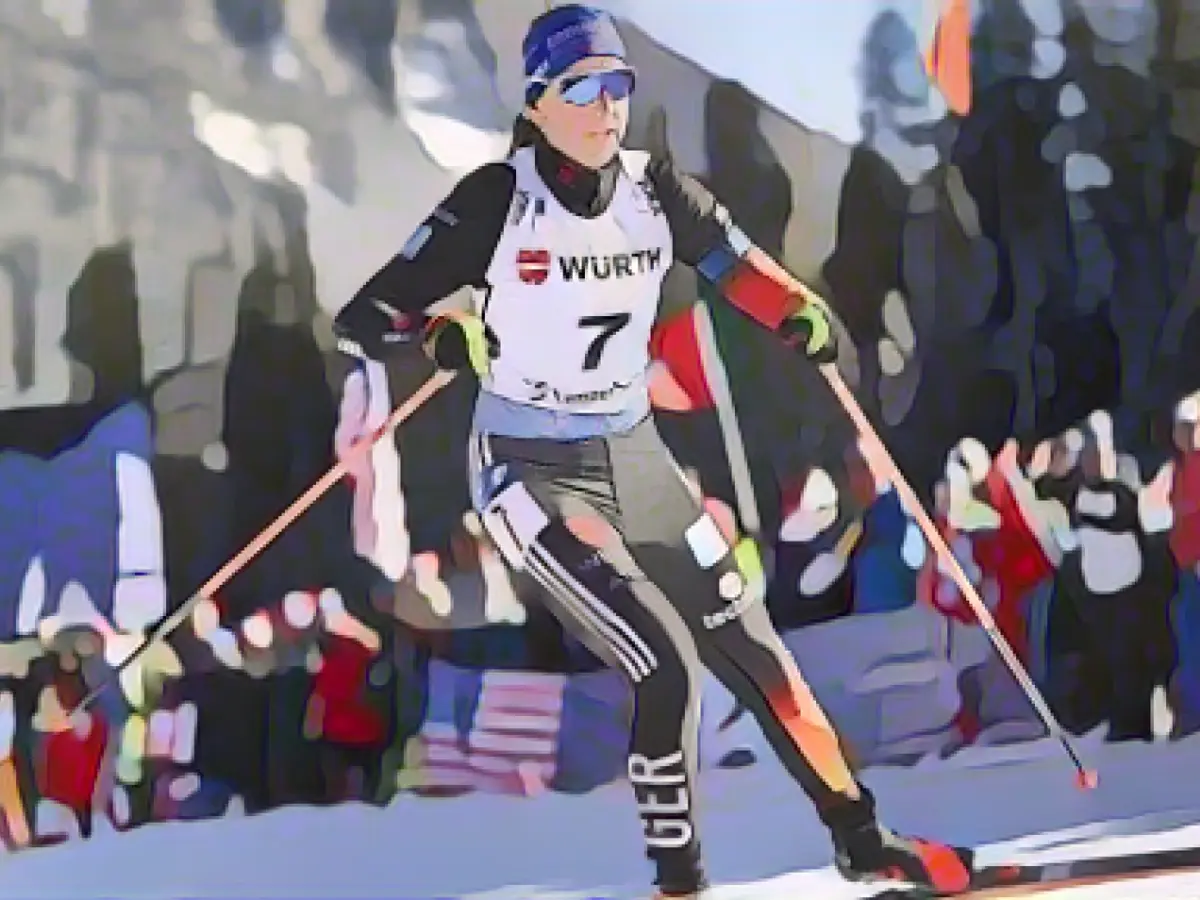 Biathlete Preuß "mega happy" after catching up and fourth place