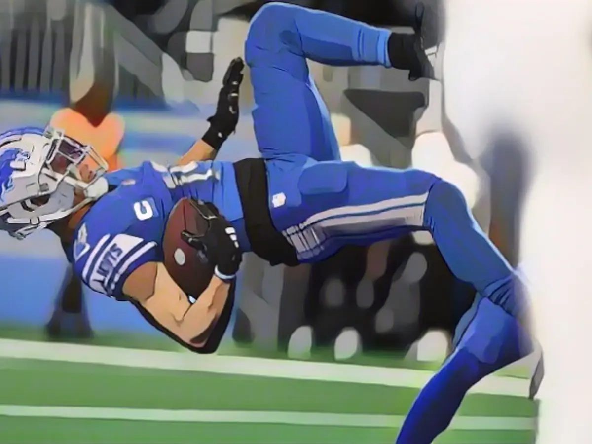 St. Brown improves German touchdown record