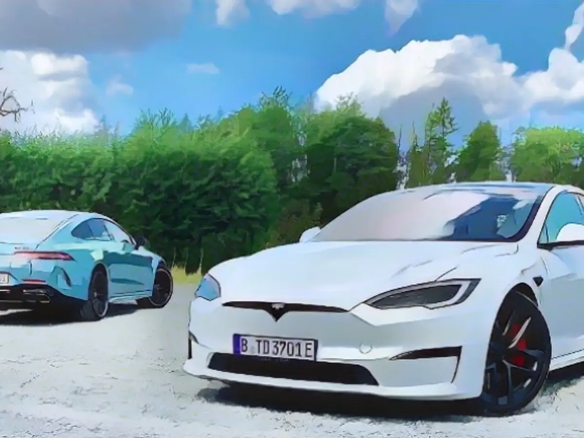 1020 hp Tesla meets Mercedes-AMG GT 63 E-Performance