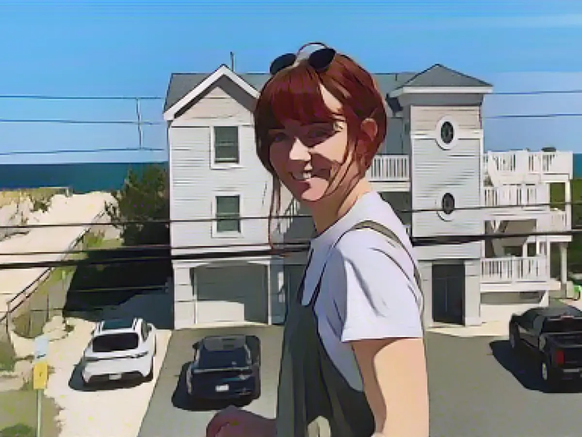 A first-year medical student learned about ultrasound. She discovered that her health was somewhat unexpected