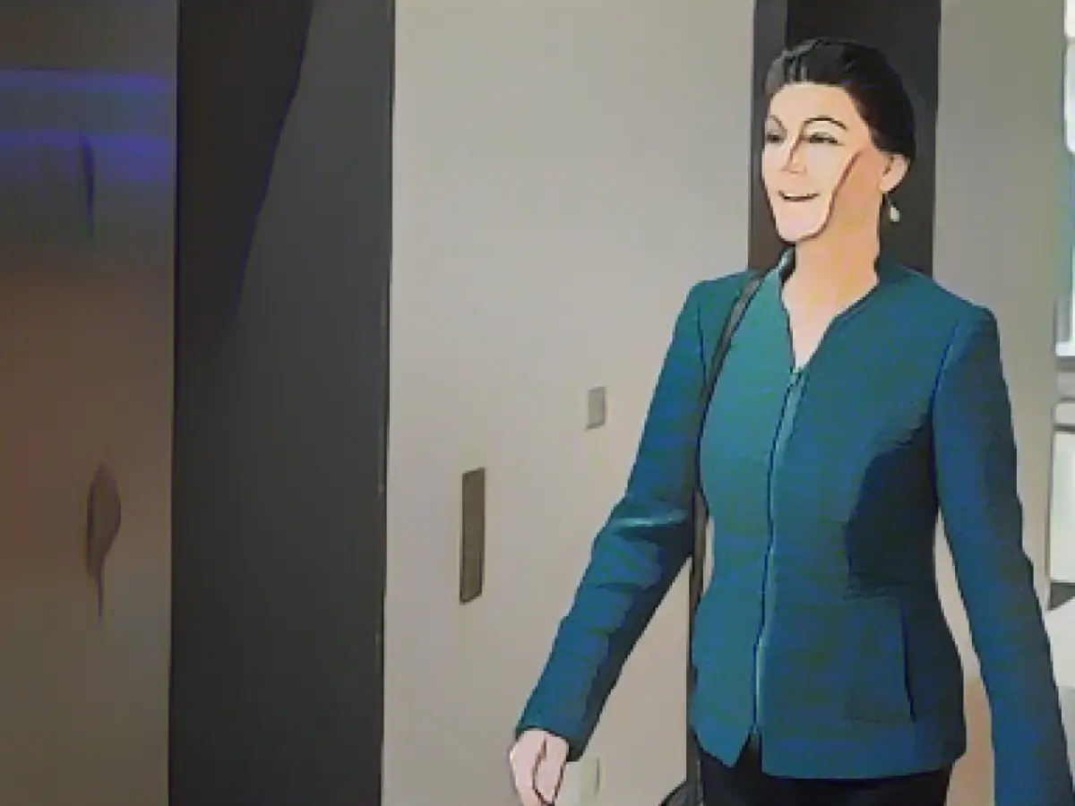 Supporters of Sahra Wagenknecht found association