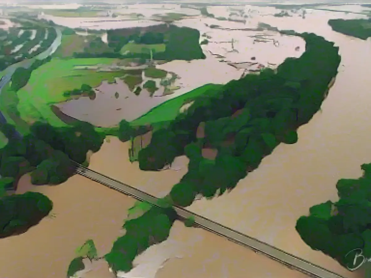 Families were stranded on their roofs overnight as rain and floods hit Australia's north