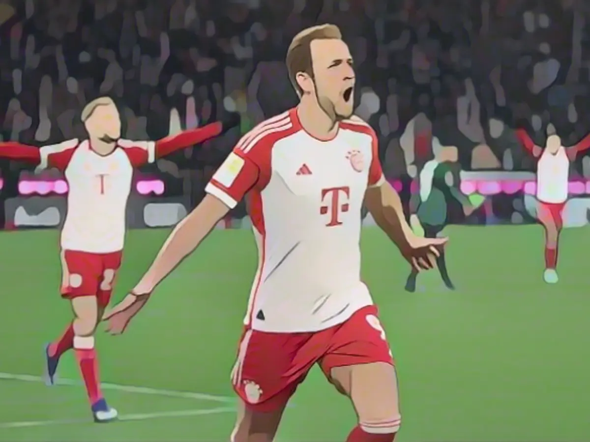 Leader Kane snatches Lewandowski's record