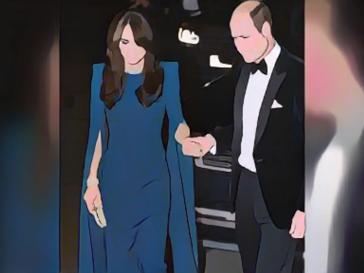 Kate and William have a flash of laughter