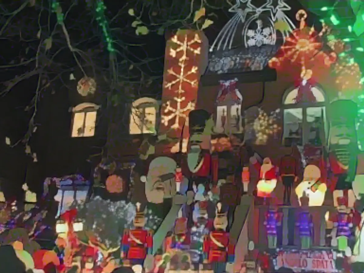 "Party every day" - Dyker Heights Christmas attraction