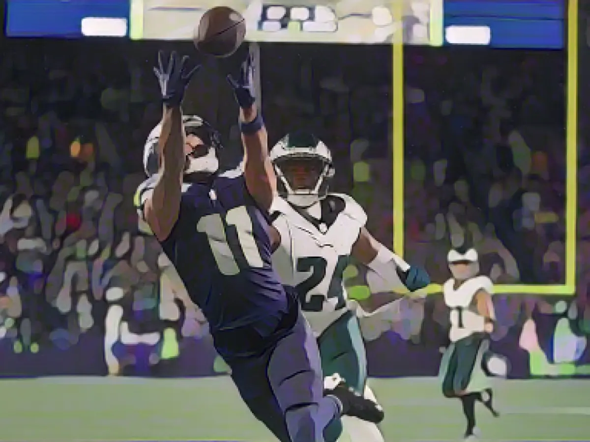 Jaxson Smith-Ngiba's last-minute touchdown leaves struggling Eagles in shock loss to Seahawks