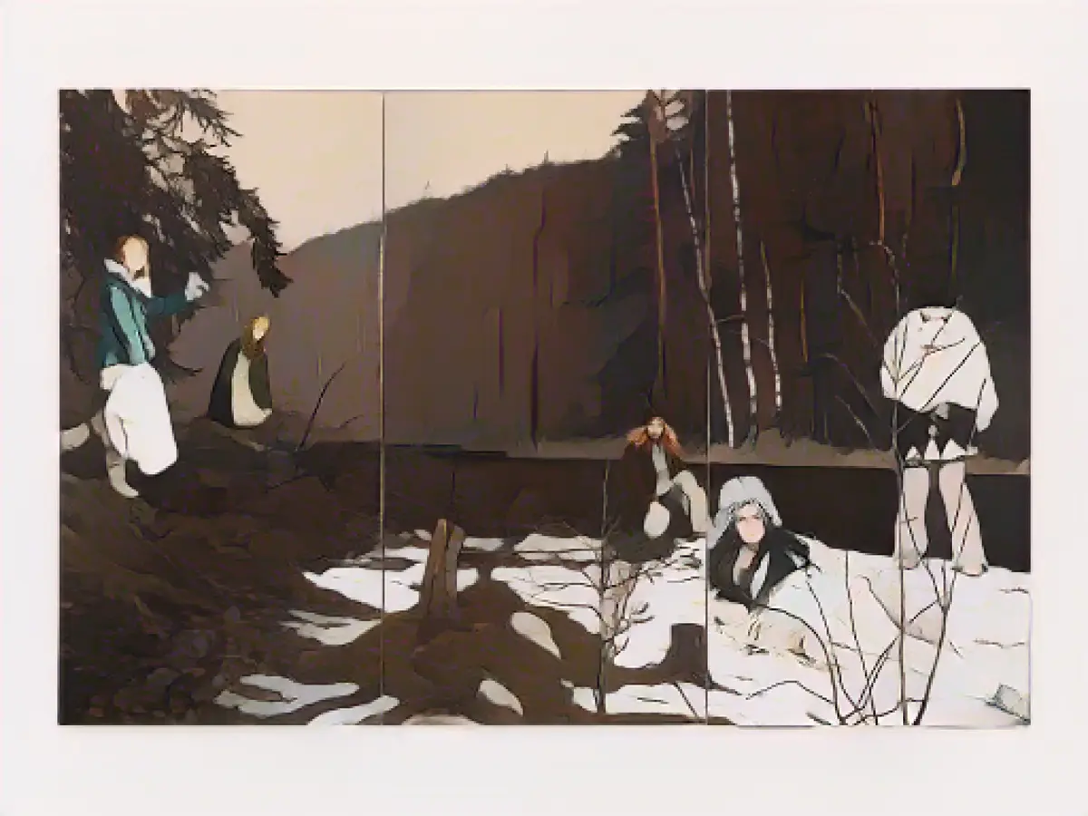 Swamp devils, sweater patterns, wolf tamers and Vogue: Paulina Olowska's captivating inspiration