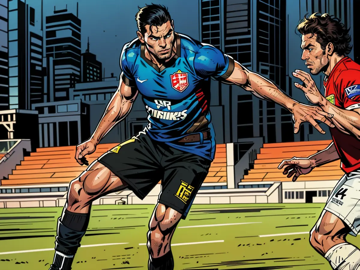 During a football match, a player succumbs on the field and tragically passes away a few days afterward.