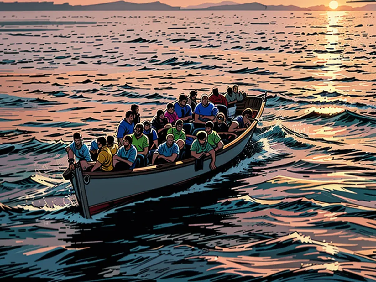 Illegally Transferred Migrants Forcefully Dumped into Ocean