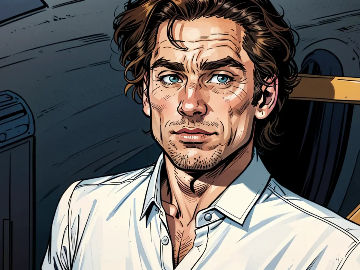 Utilizing online video clips, he transforms into a likeness of Bruce Springsteen.