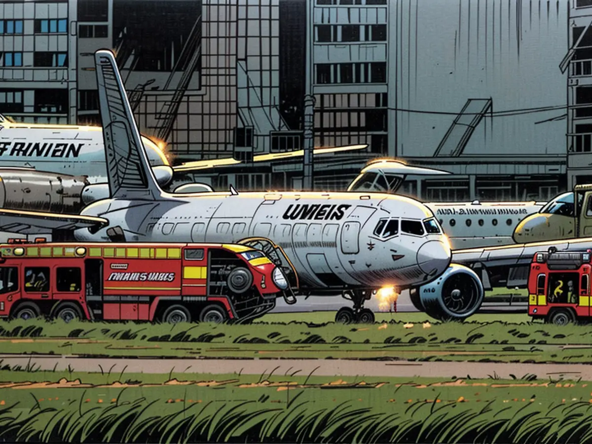 Airborne birds inflicting harm to aircraft necessitating flight diversions