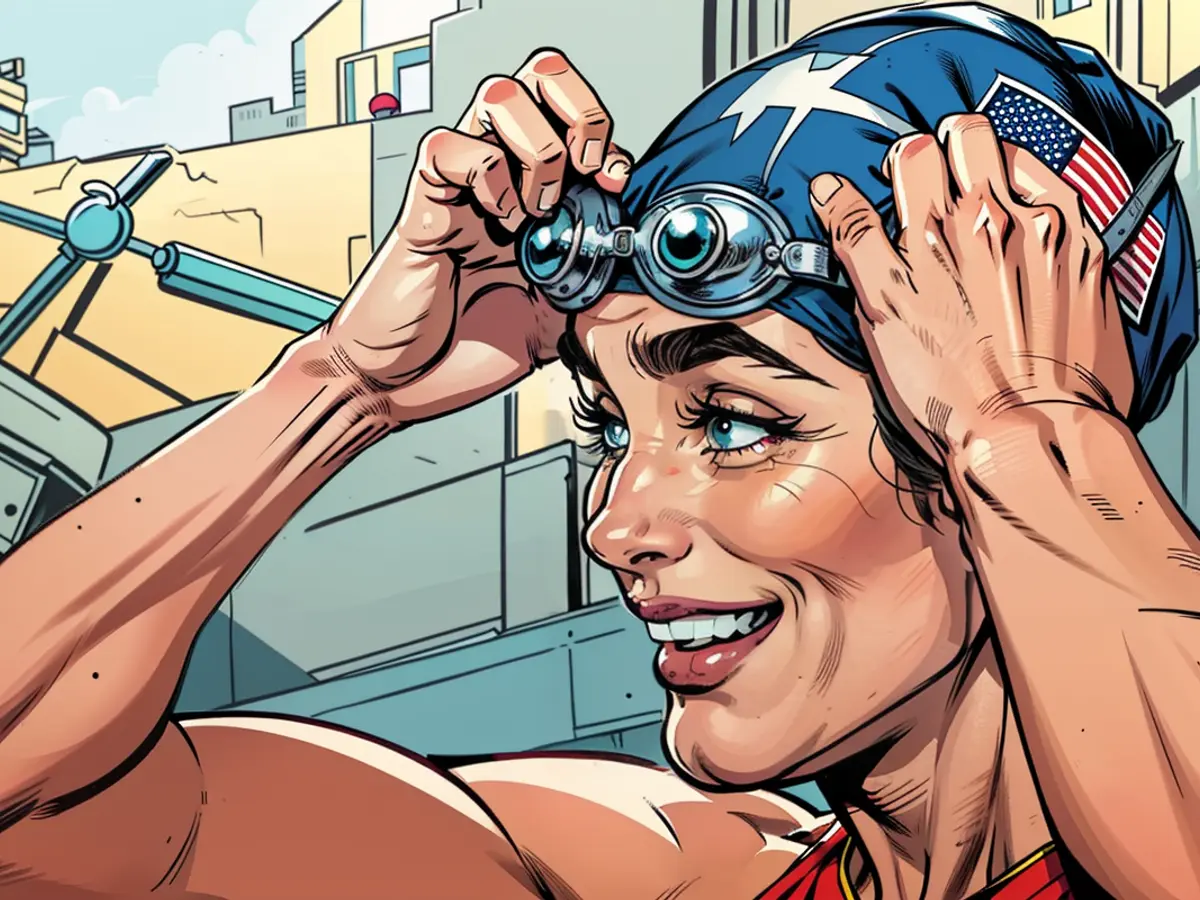 A shark viciously severed Ali Truwit's limb.