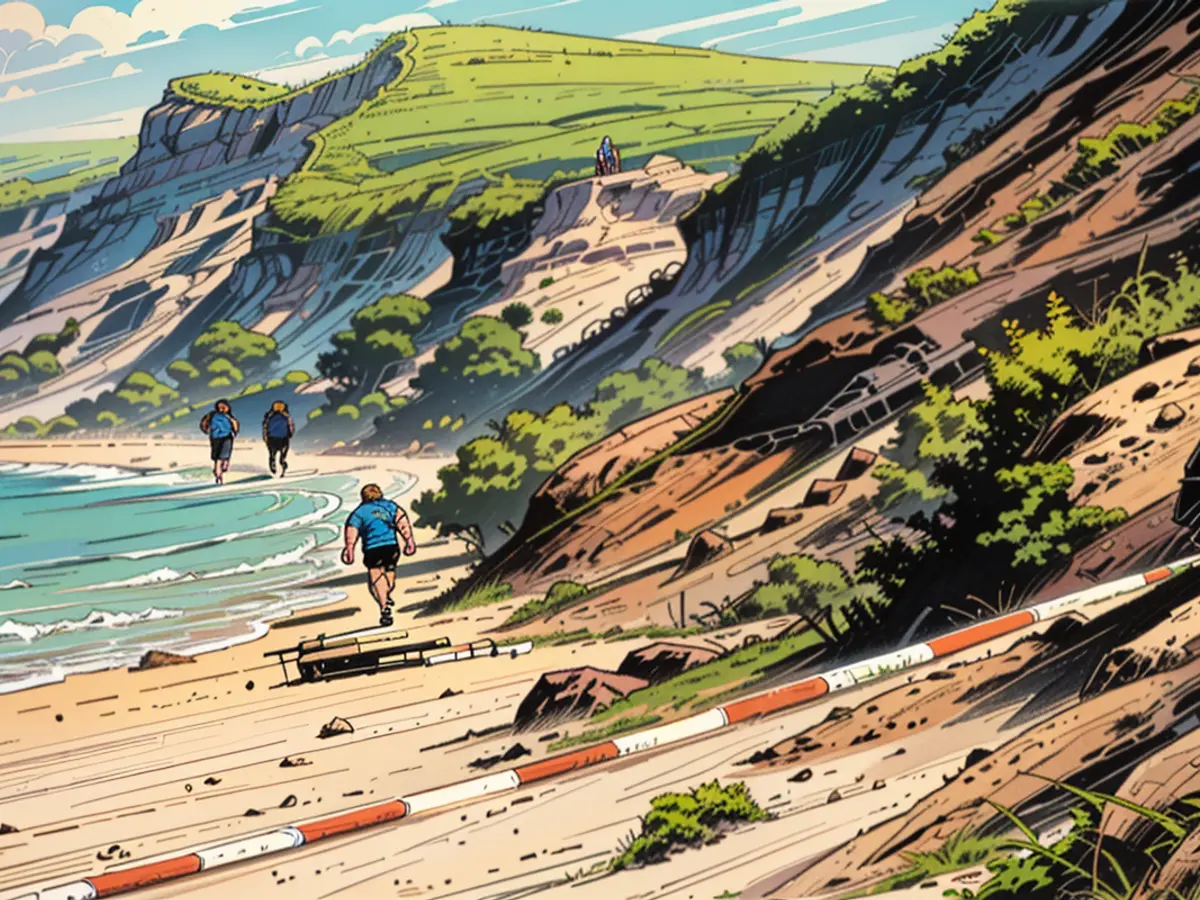 Two young Germans perished a few days following a landslide incident in Denmark.