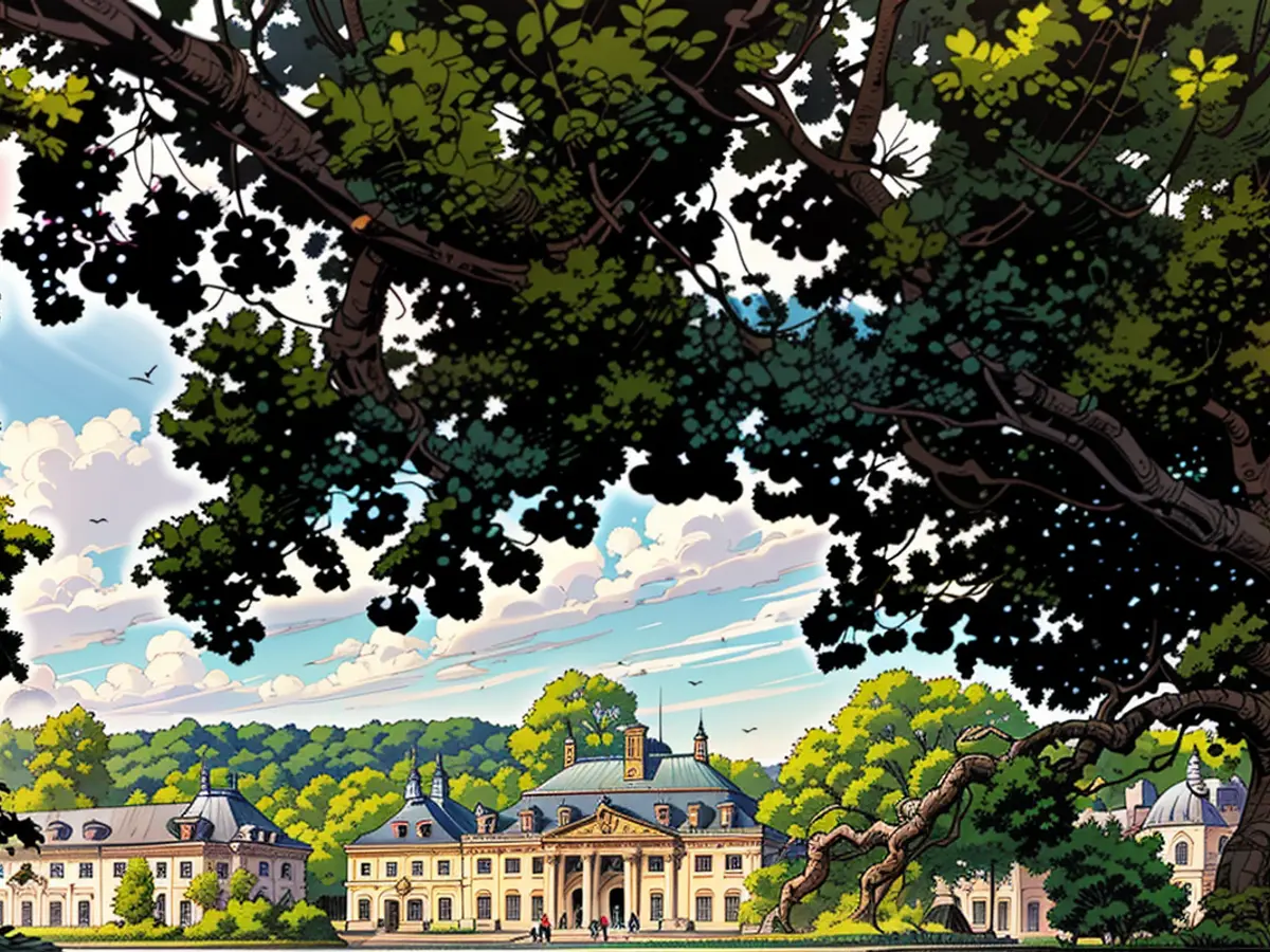 In the Realm of Pillnitz Castle Park, a Robotic Aide Aids Horticulturists in Irrigation