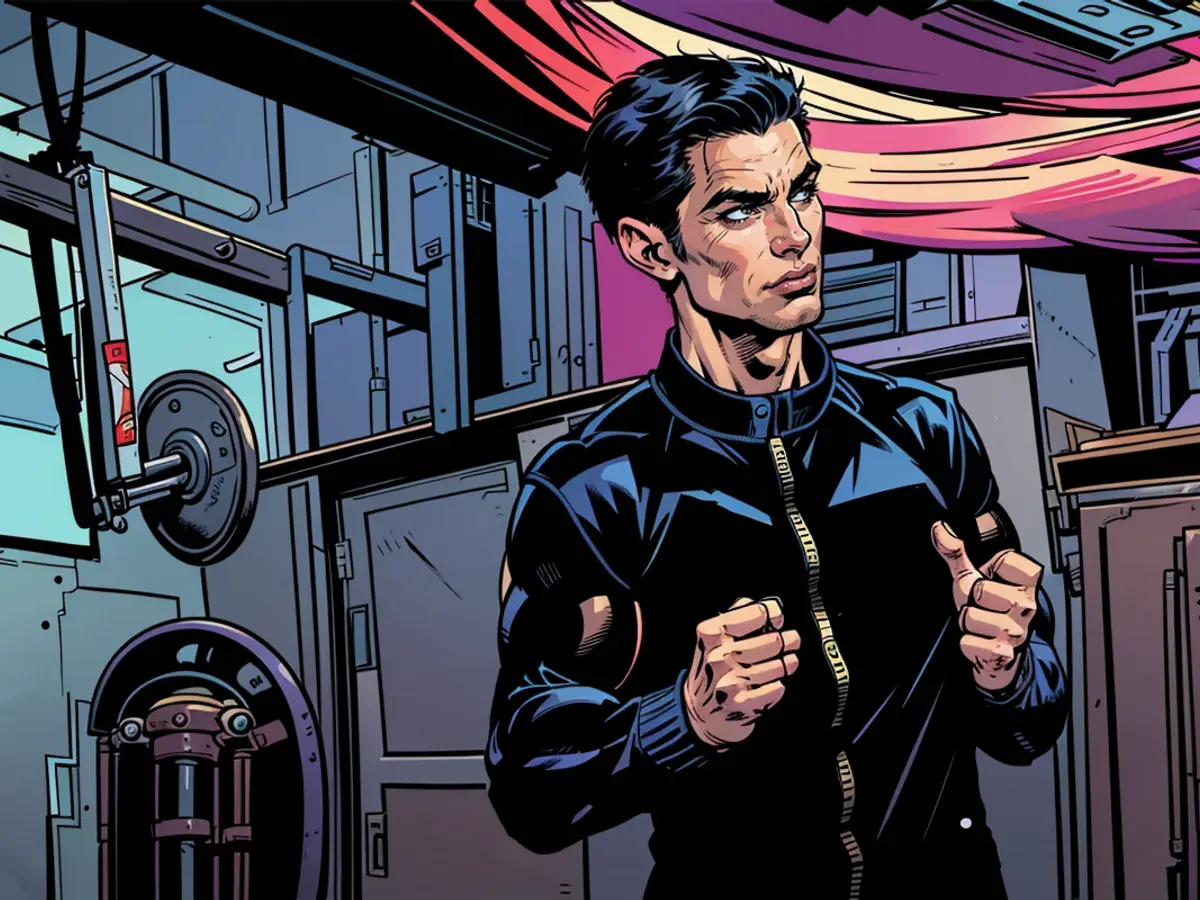 The female companion present during the arrest of the Telegram leader was which woman?