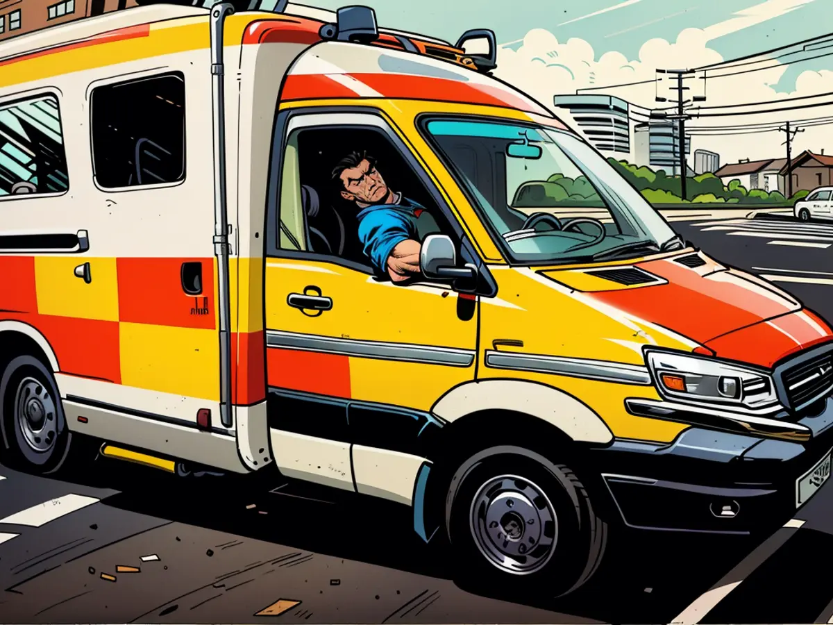 Five individuals sustain injuries in a head-on vehicle collision.