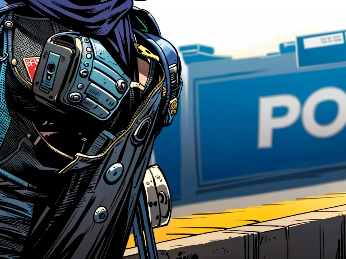 Two surveillance personnel secreted themselves in Hamburg.