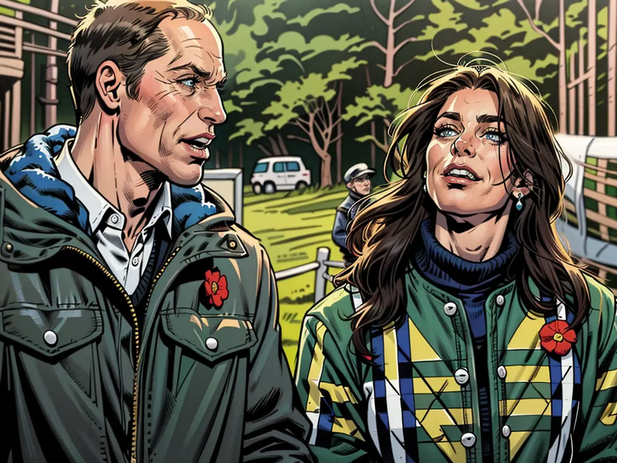 Supporting their athletes with best wishes.