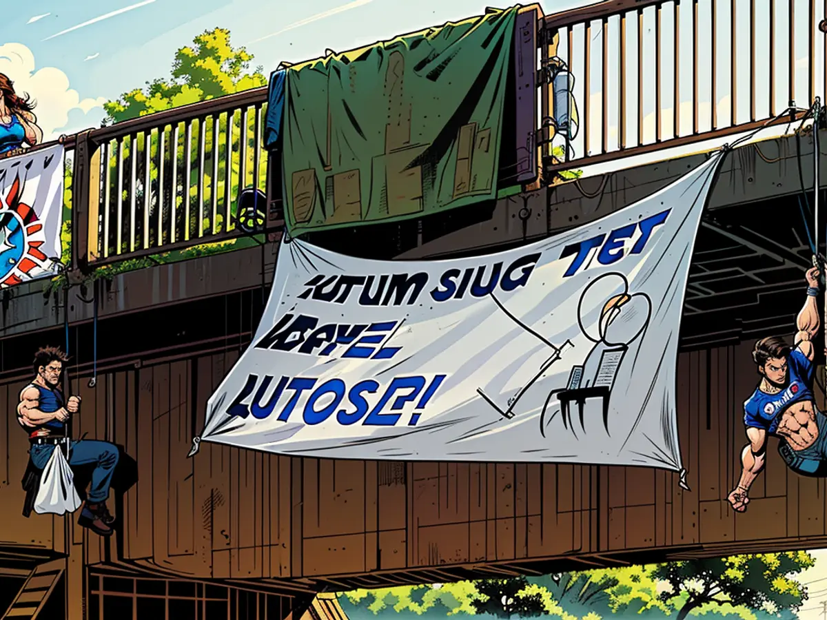 Road Closure for Climate Protest Causes Traffic Congestion and Subsequent Accident on A27