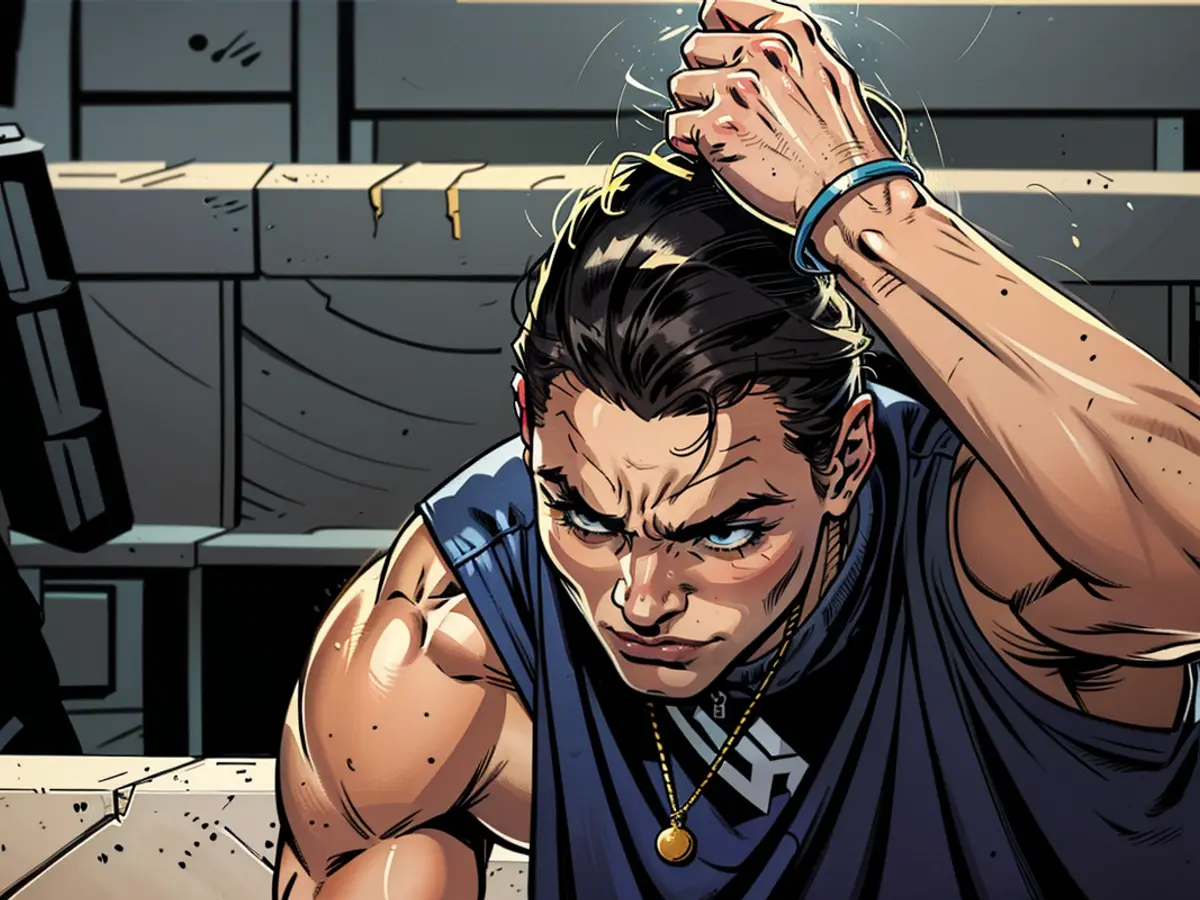 Under the application of ice packs on his skull, Jule Niemeier emerges victorious