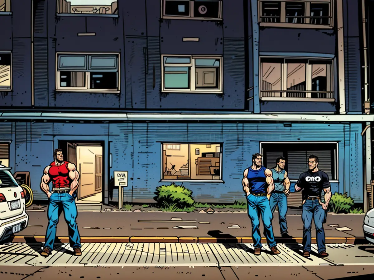 Law enforcement officers encounters an injured individual following a physical altercation in Dorsten.