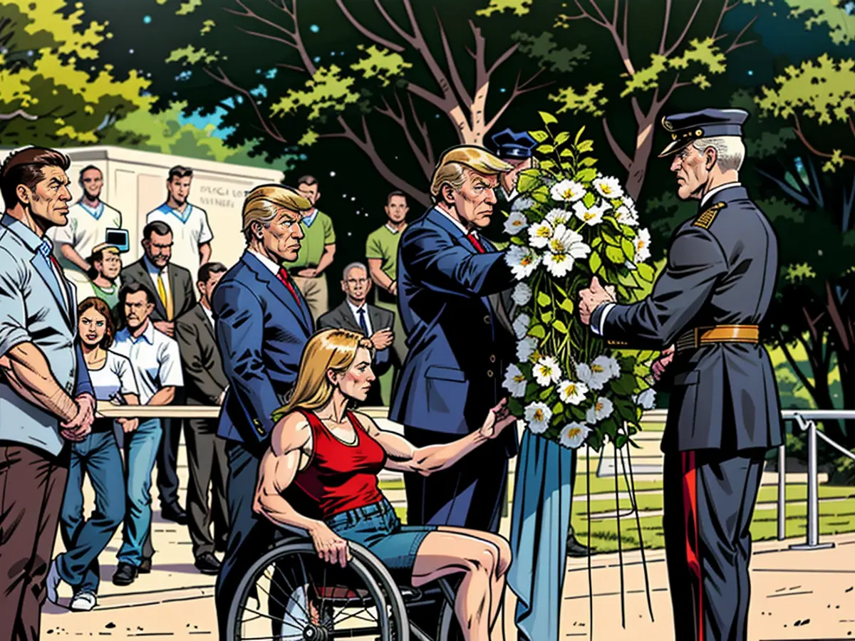 Dissent over Trump's Tour at the National Cemetery