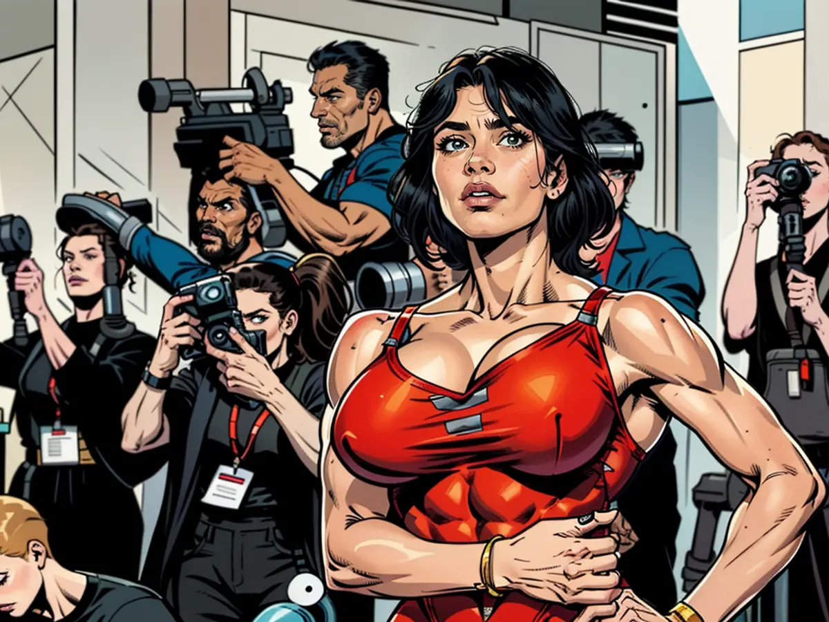 "Actress Jenna Ortega, renowned for her role in 'Wednesday', is delivering an extraordinary performance."