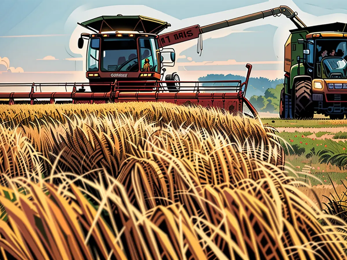 The Thuringia farmers' group delivers their harvest assessment.