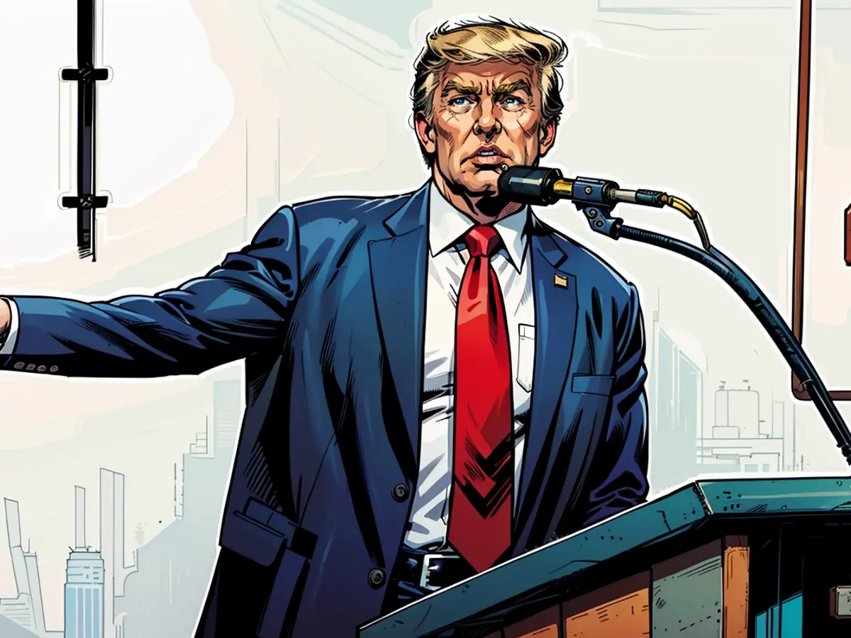 Trump launches initial derogatory remark towards Harris