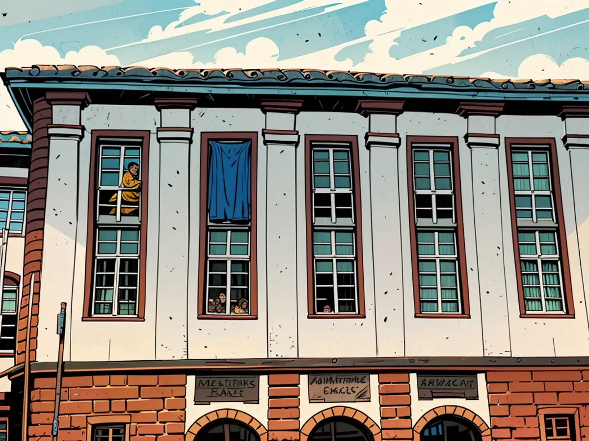 Commencing with gunshots being discharged through an apartment entrance.