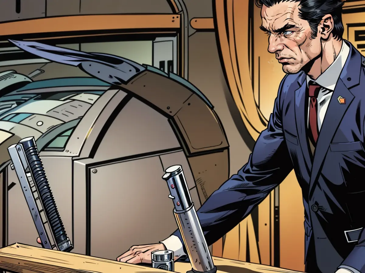 The desert fortifies the spinal area of Green Minister Paul.