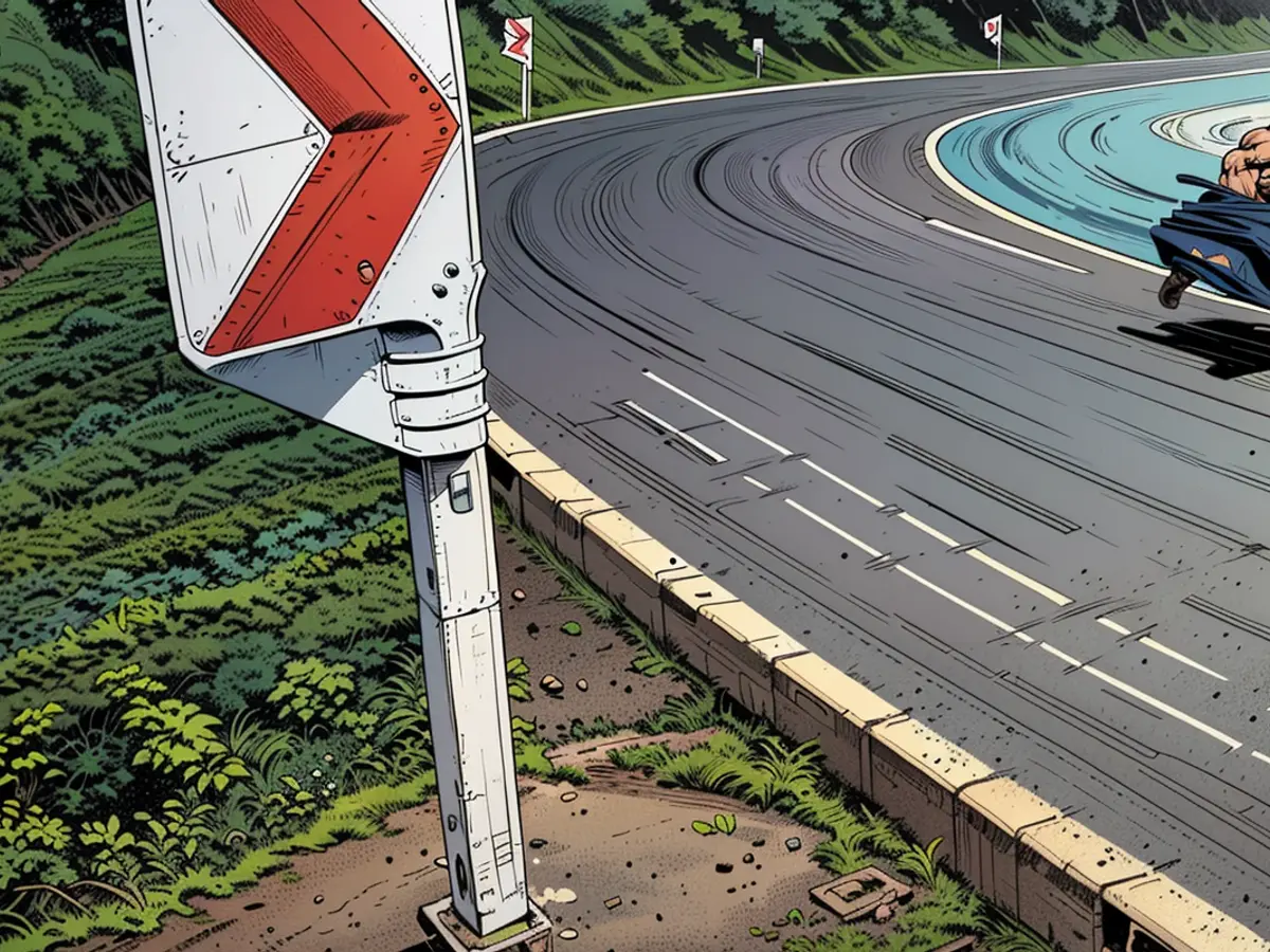 Biker meets unfortunate end in collision