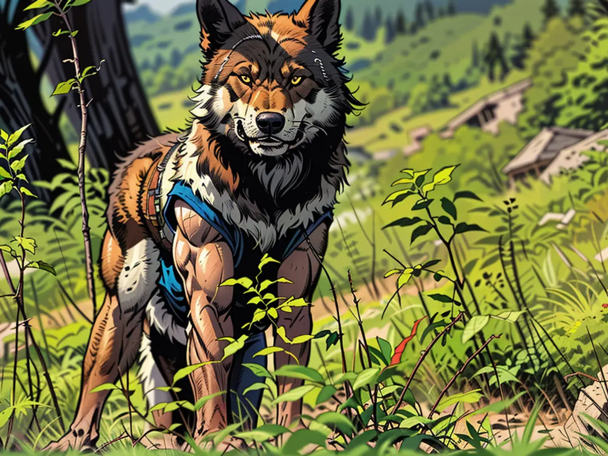 A wolf was fired upon in the higher region of the Rhône.