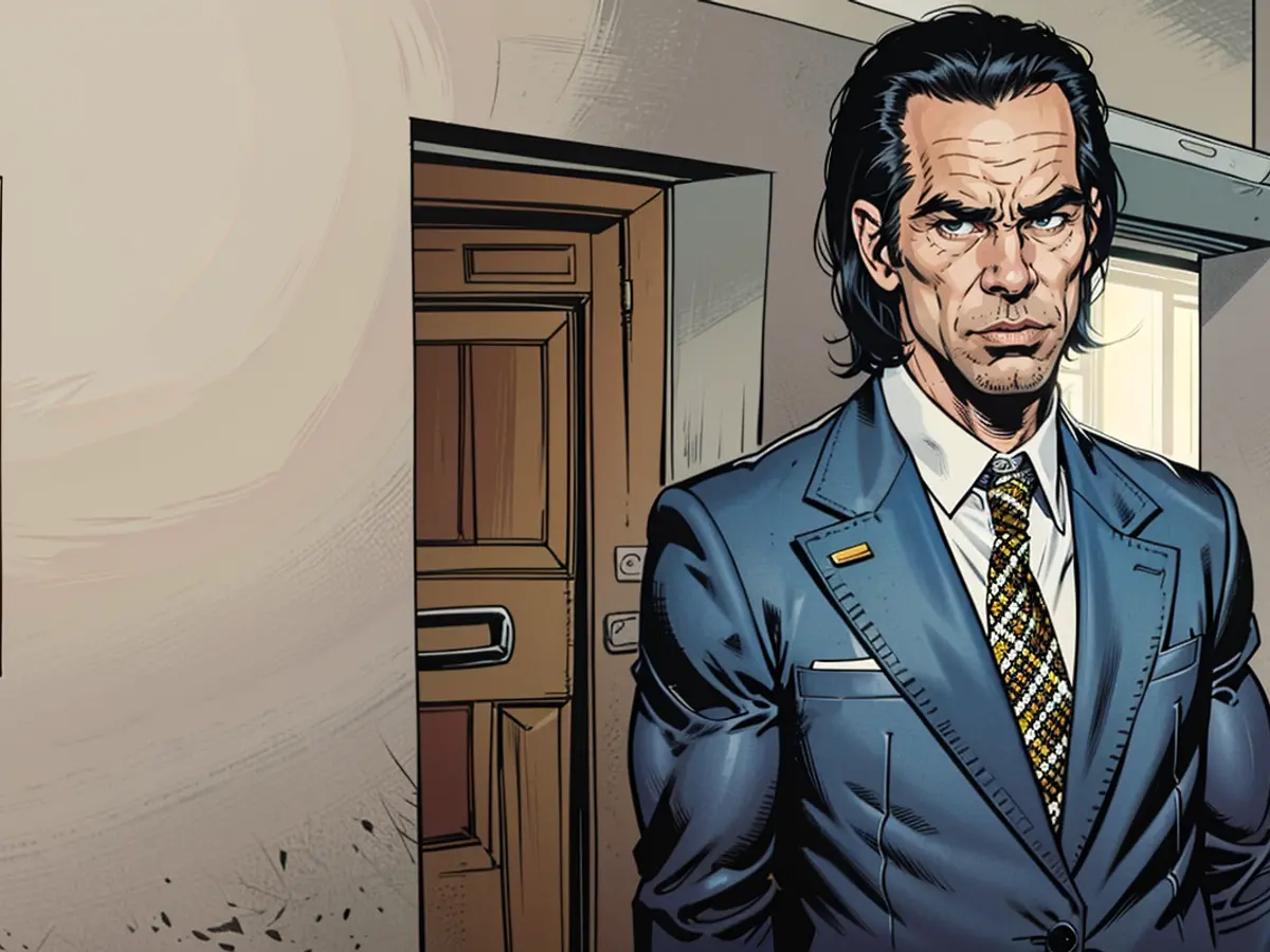 Nick Cave embarking on a divine endeavor