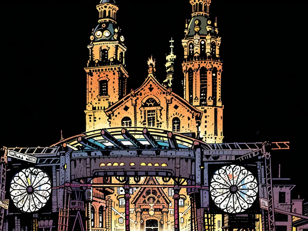 A substantial number of around 160,000 music enthusiasts attending concerts in Fulda.