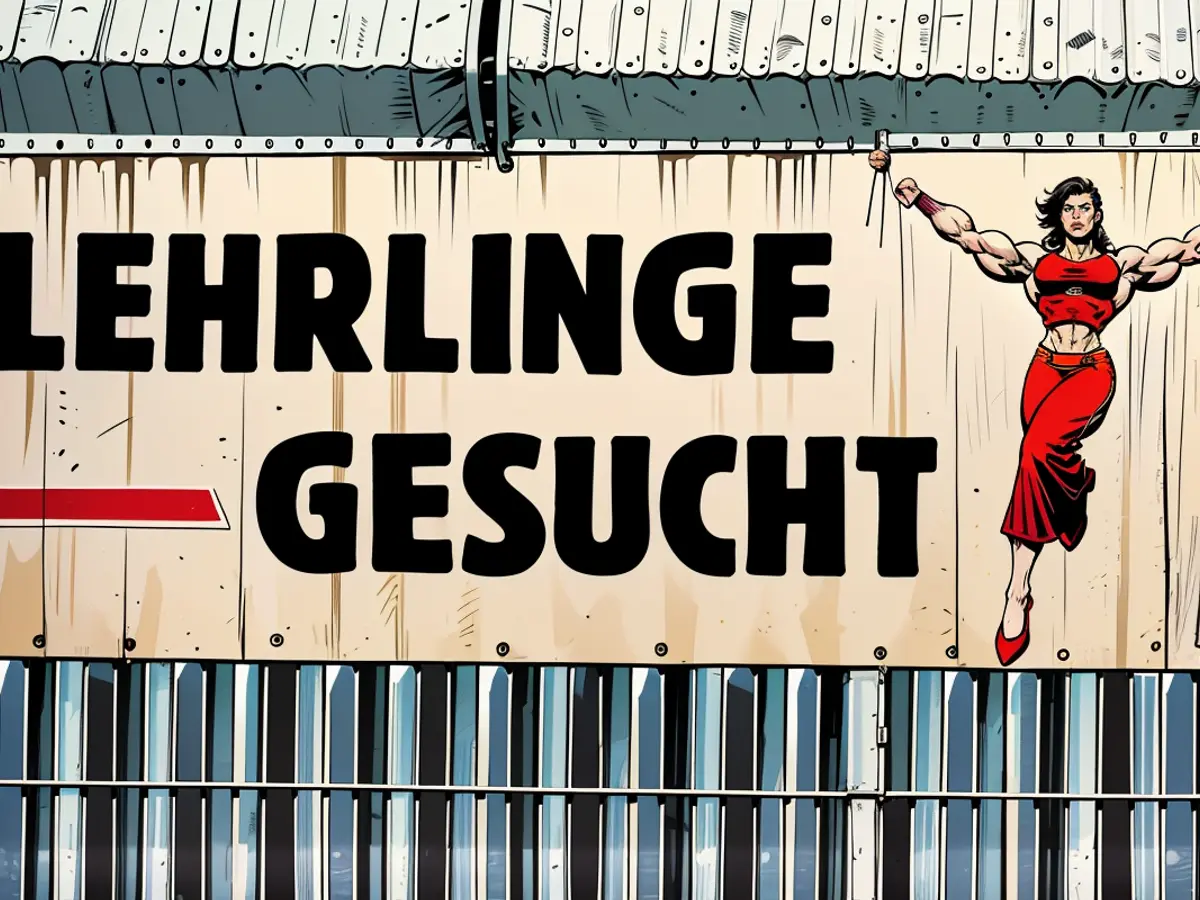 The rise in apprentices in the Saxon artisan sector was notable.