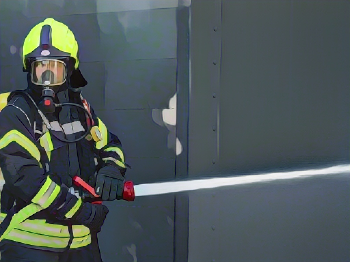 Fire in apartment building: police investigate