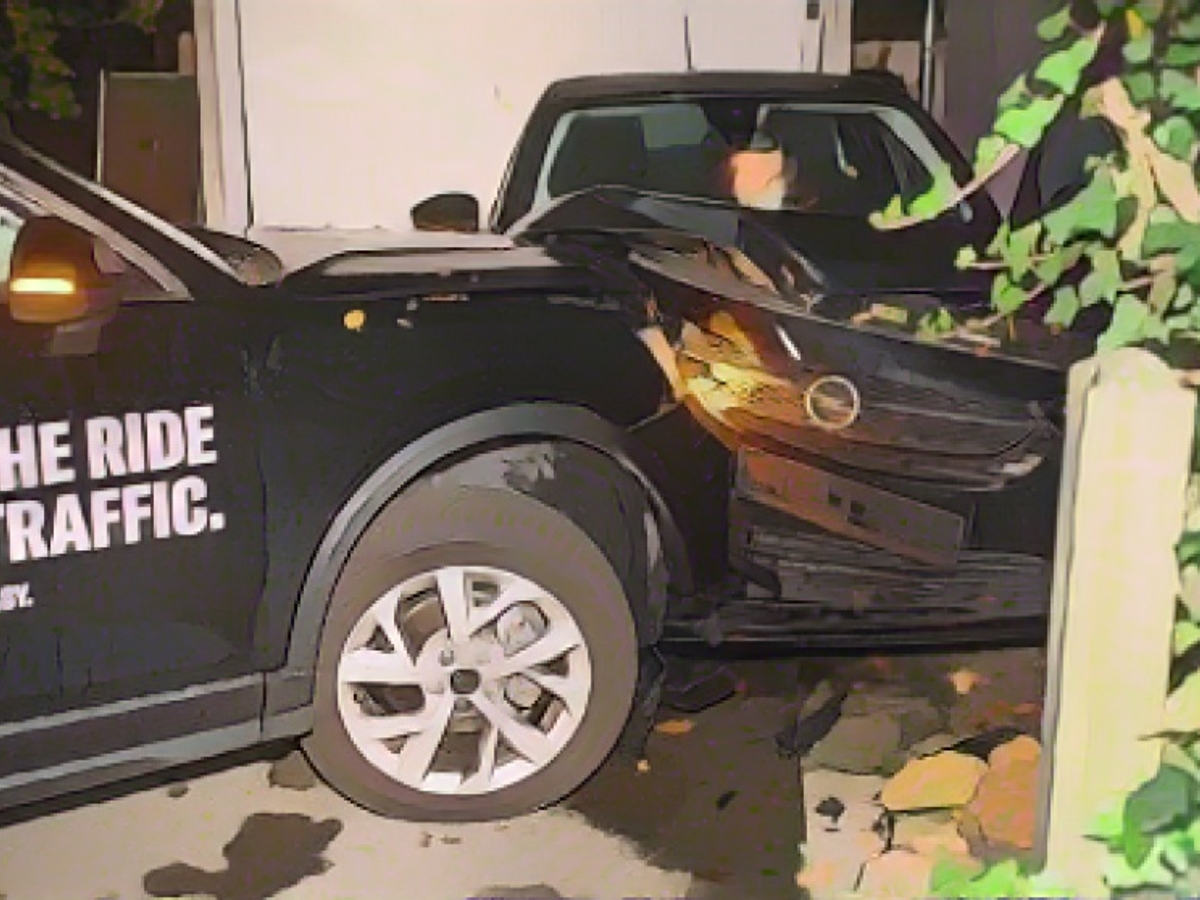 Novice driver (19) crashes into parked car