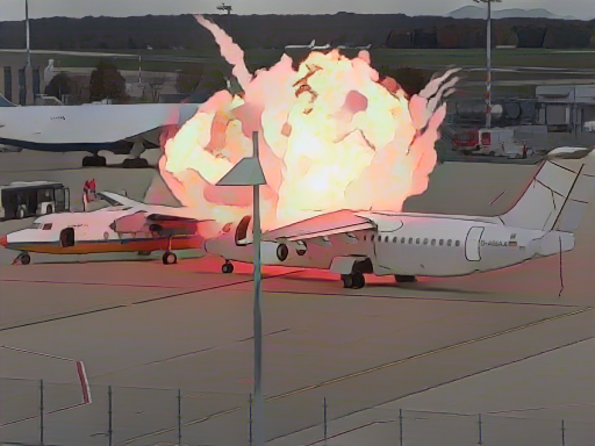 Fireball at the airport: emergency rehearsals