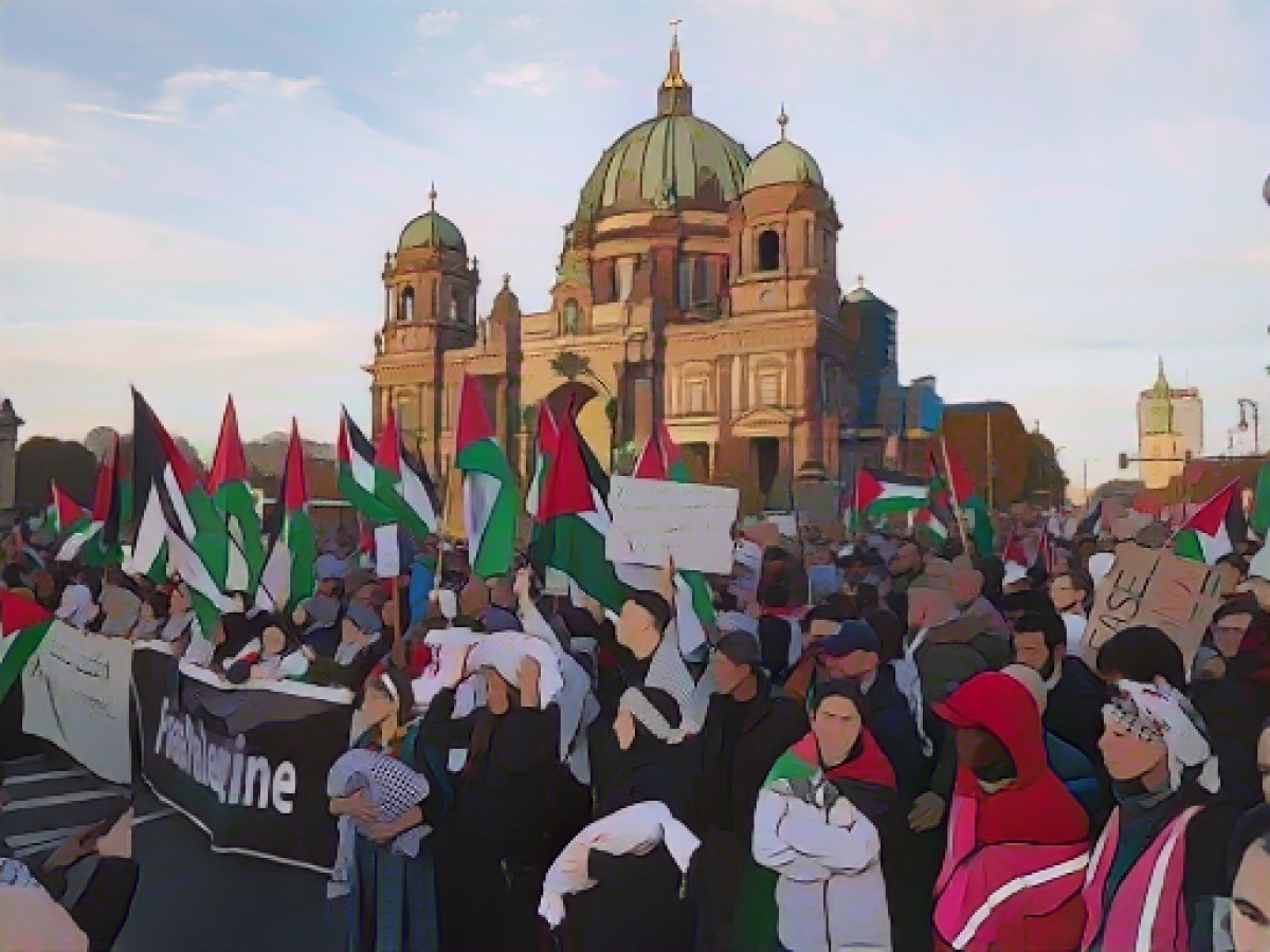 Journalist attacked at pro-Palestinian demonstration