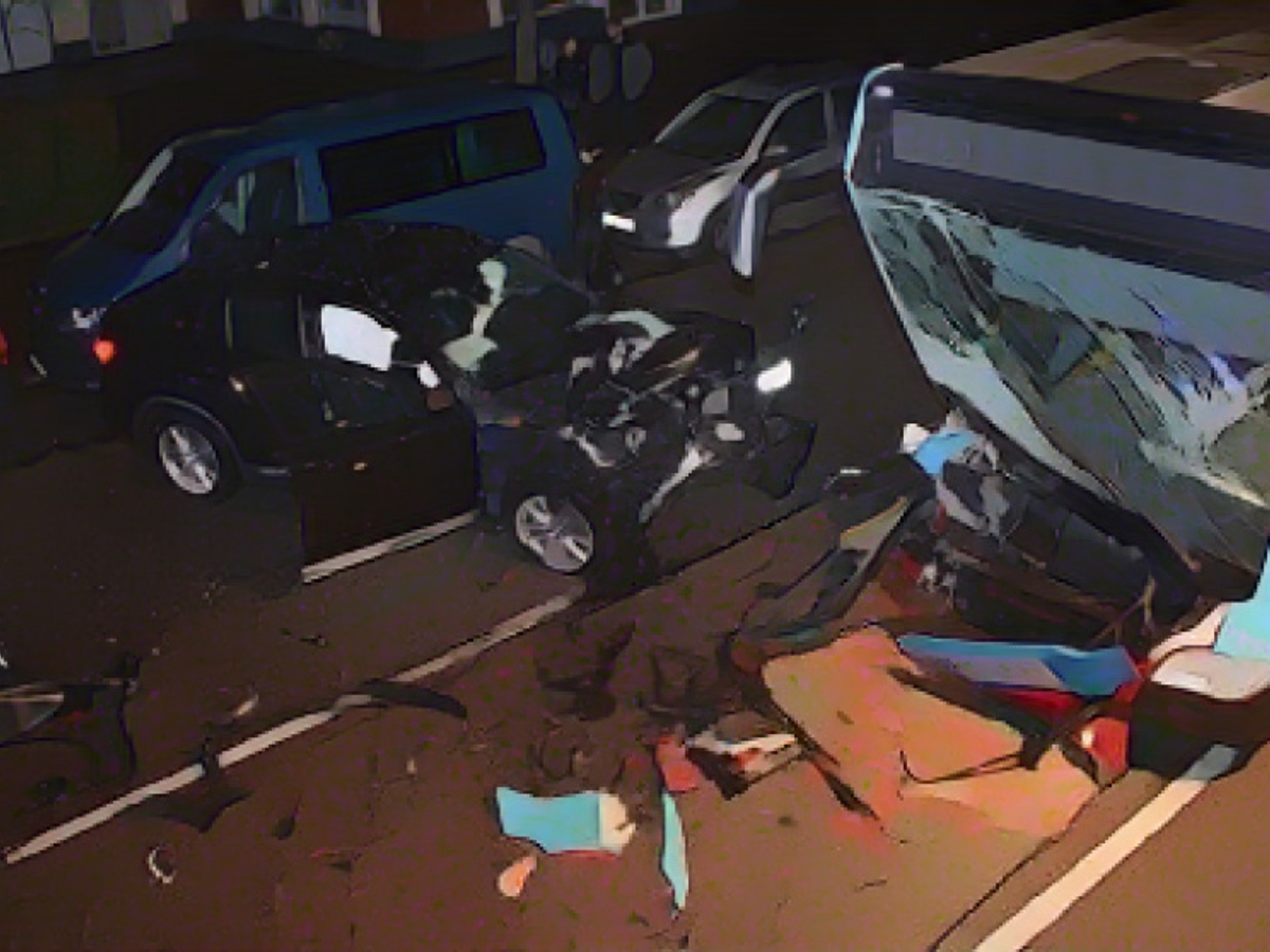 BMW crashes into public bus